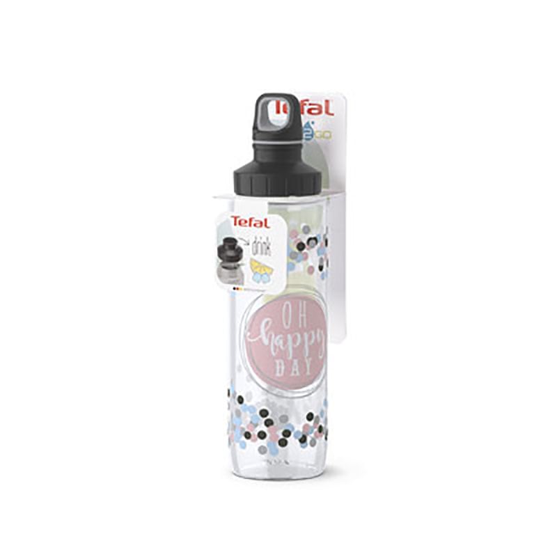 Tefal K3172012 Drink2Go Tritan – Decor Happy Day 0,7L Screw Lid